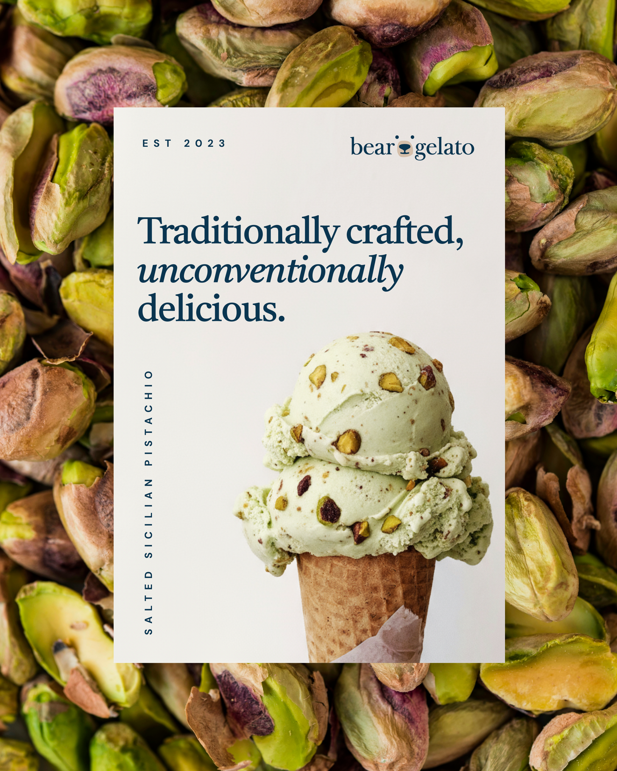 Pistachio classic flavor